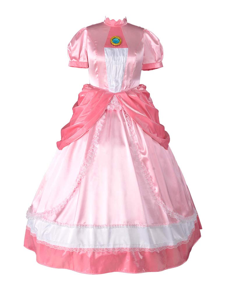 miccostumes Women's Costume Princess Cosplay Dress Deluxe Full Set with Crown Petticoat Earrings and Gloves (Small) - Image 4